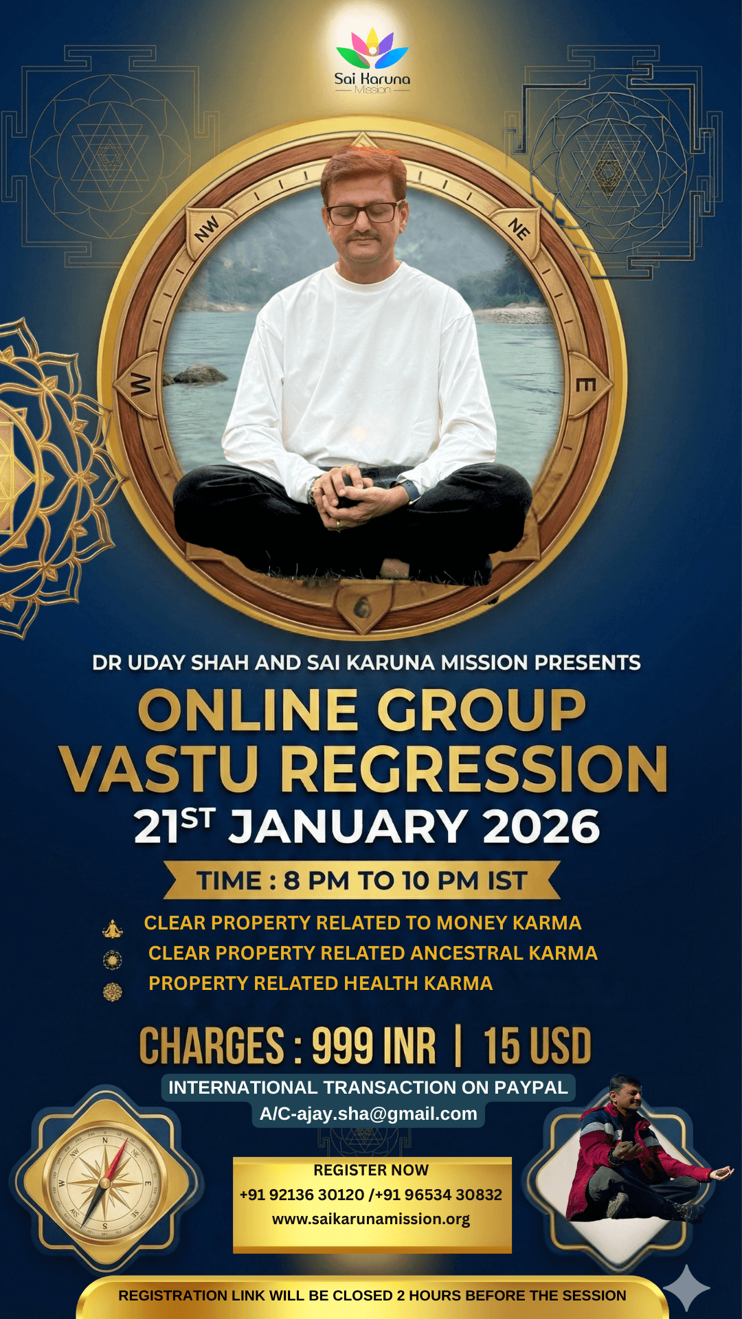 Online Group Vastu Regression