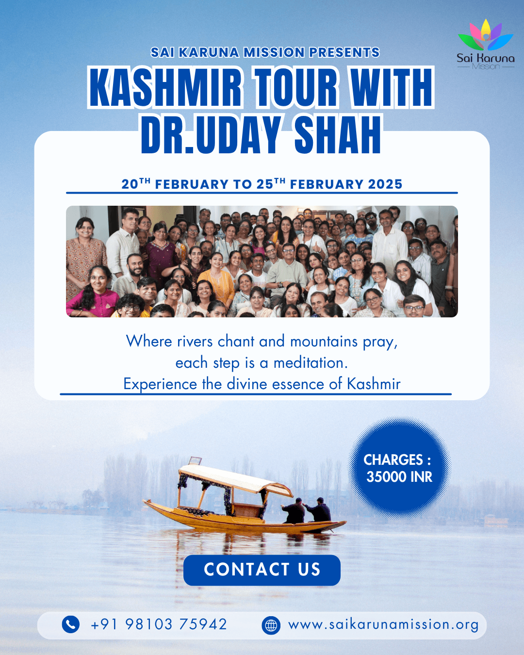 Kashmir Tour with Dr. Uday Shah
