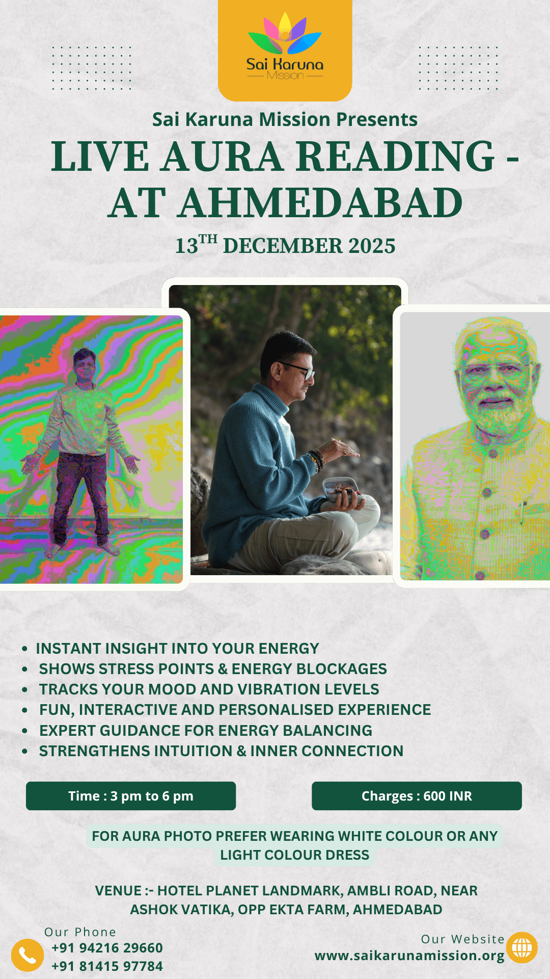 Live Aura Reading Ahmedabad 