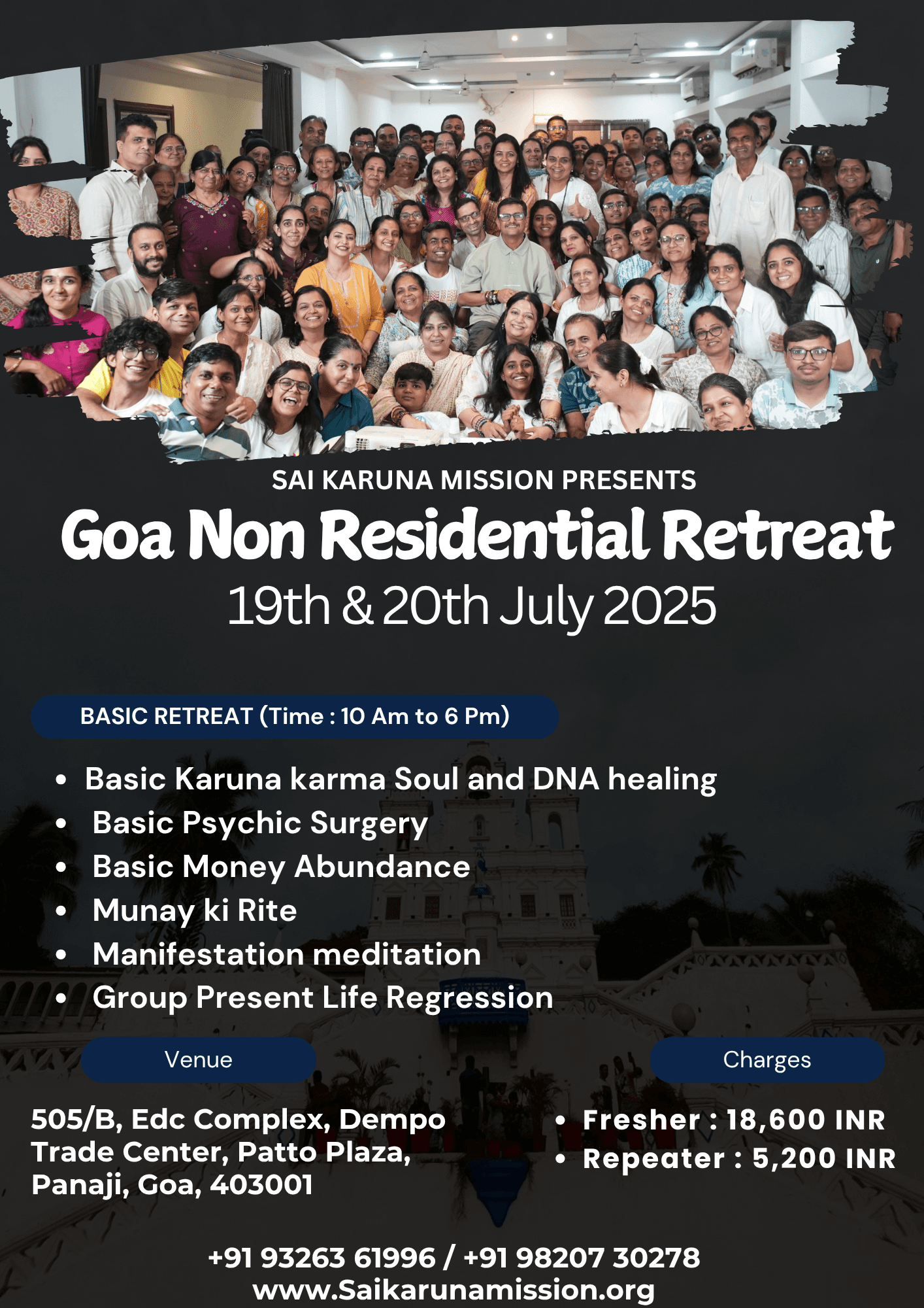 Goa Non Residential Retreat 