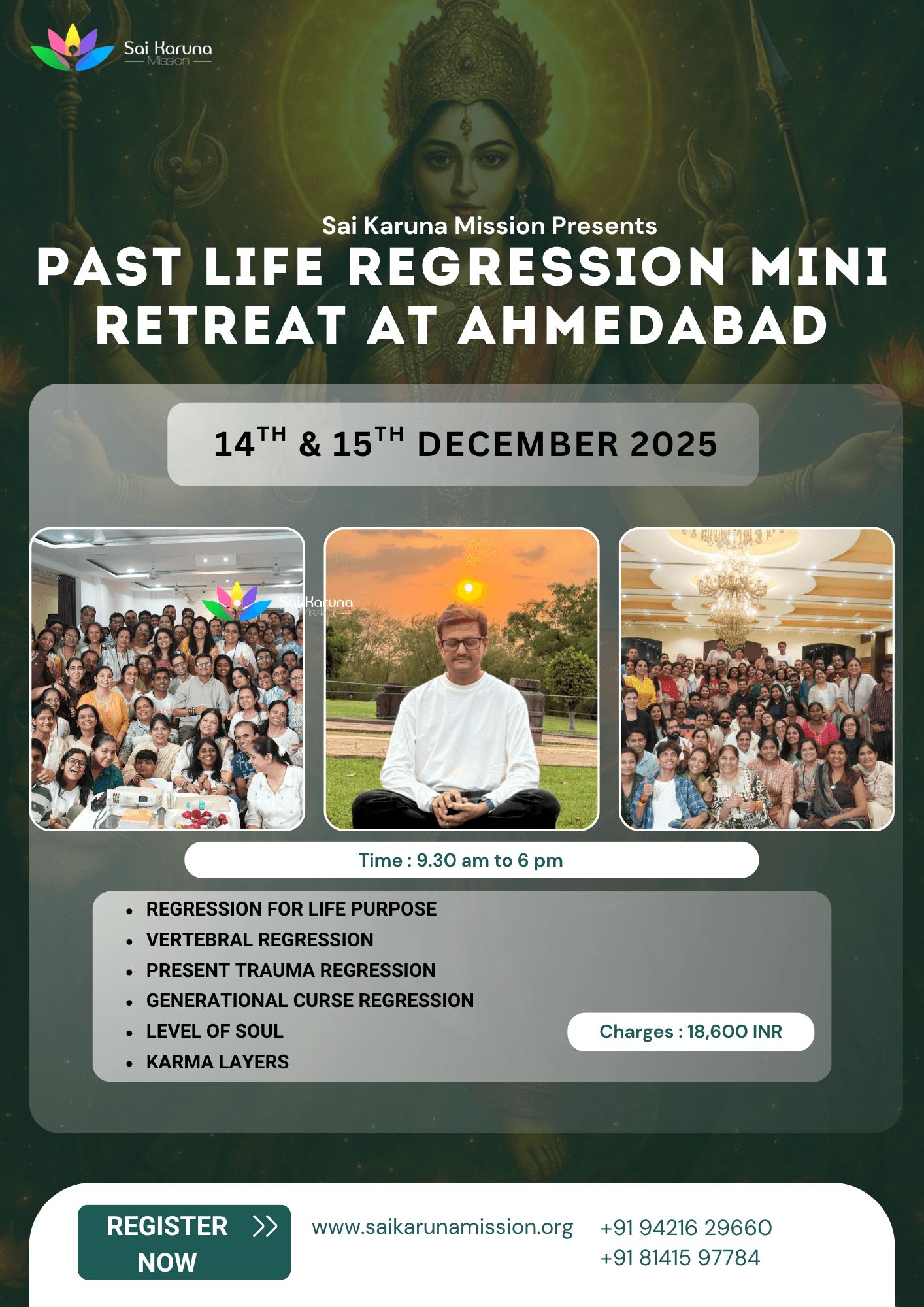 Ahmedabad Mini Past Life Regression Retreat