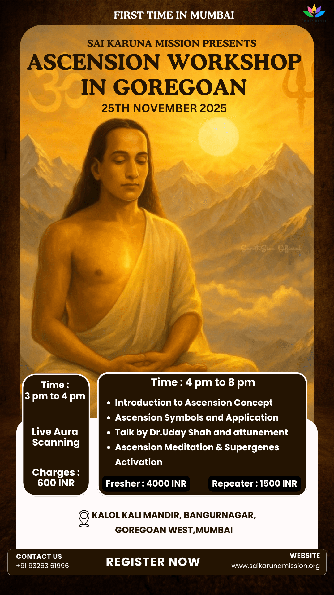 Goregoan Ascension Workshop in presence of Dr.Uday Shah