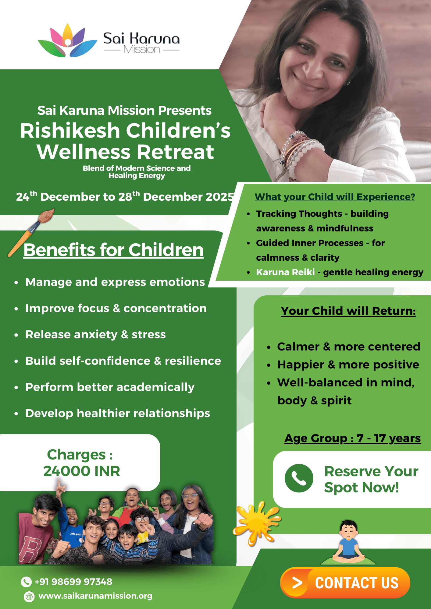 Kids Wellness Retreat in Rishikesh 