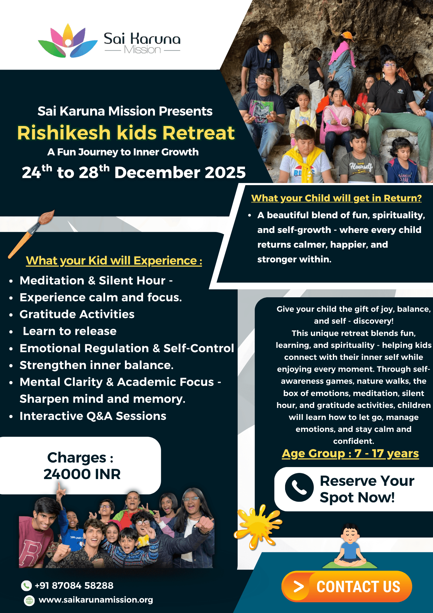 Kids  Retreat in Rishikesh