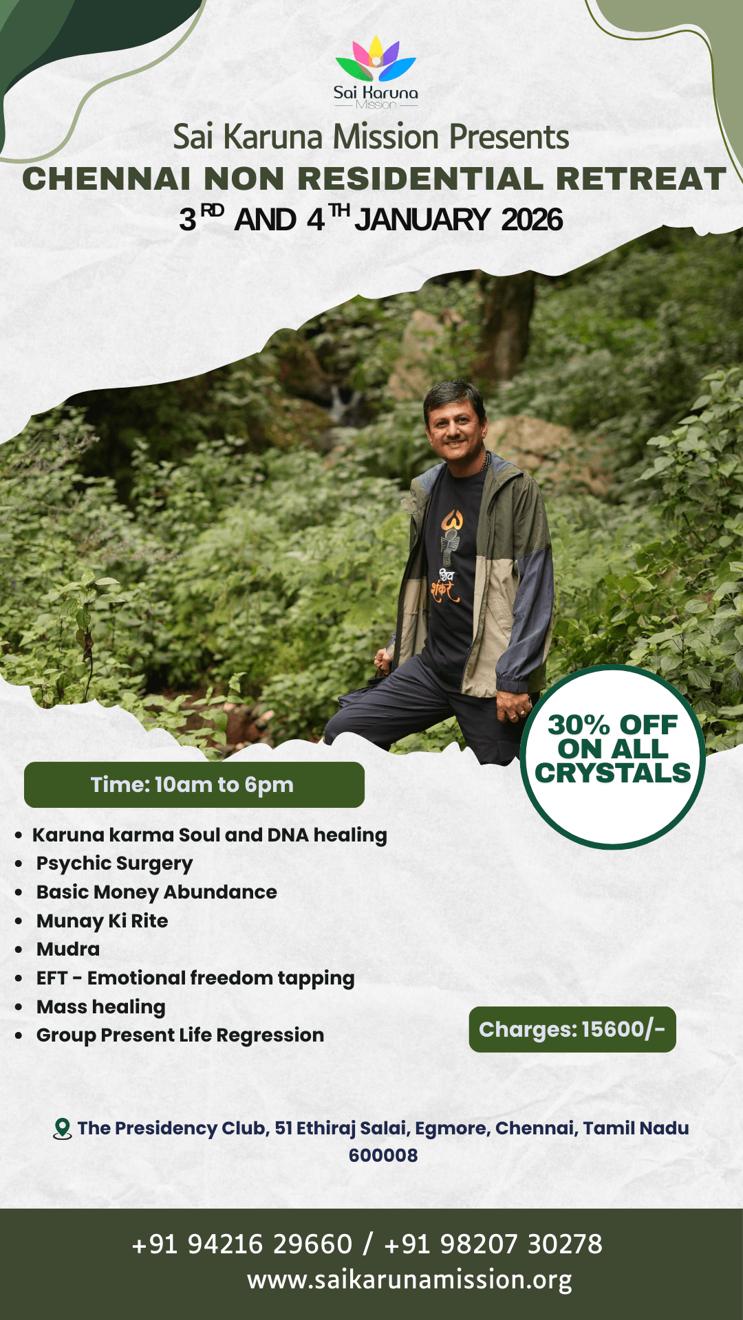 Chennai Non Residential Retreat